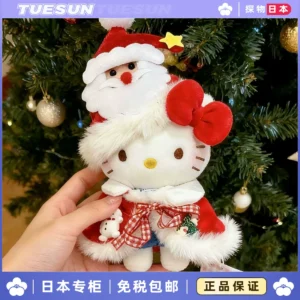 Genuine Christmas hellokitty Hello Kitty bag toy pendant plush doll birthday gift for women